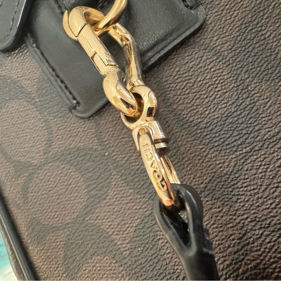 Coach Large Bennett Satchel Signature Canvas With Rivets F31429 - Picture 12 of 12